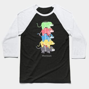 Lion Stack Baseball T-Shirt